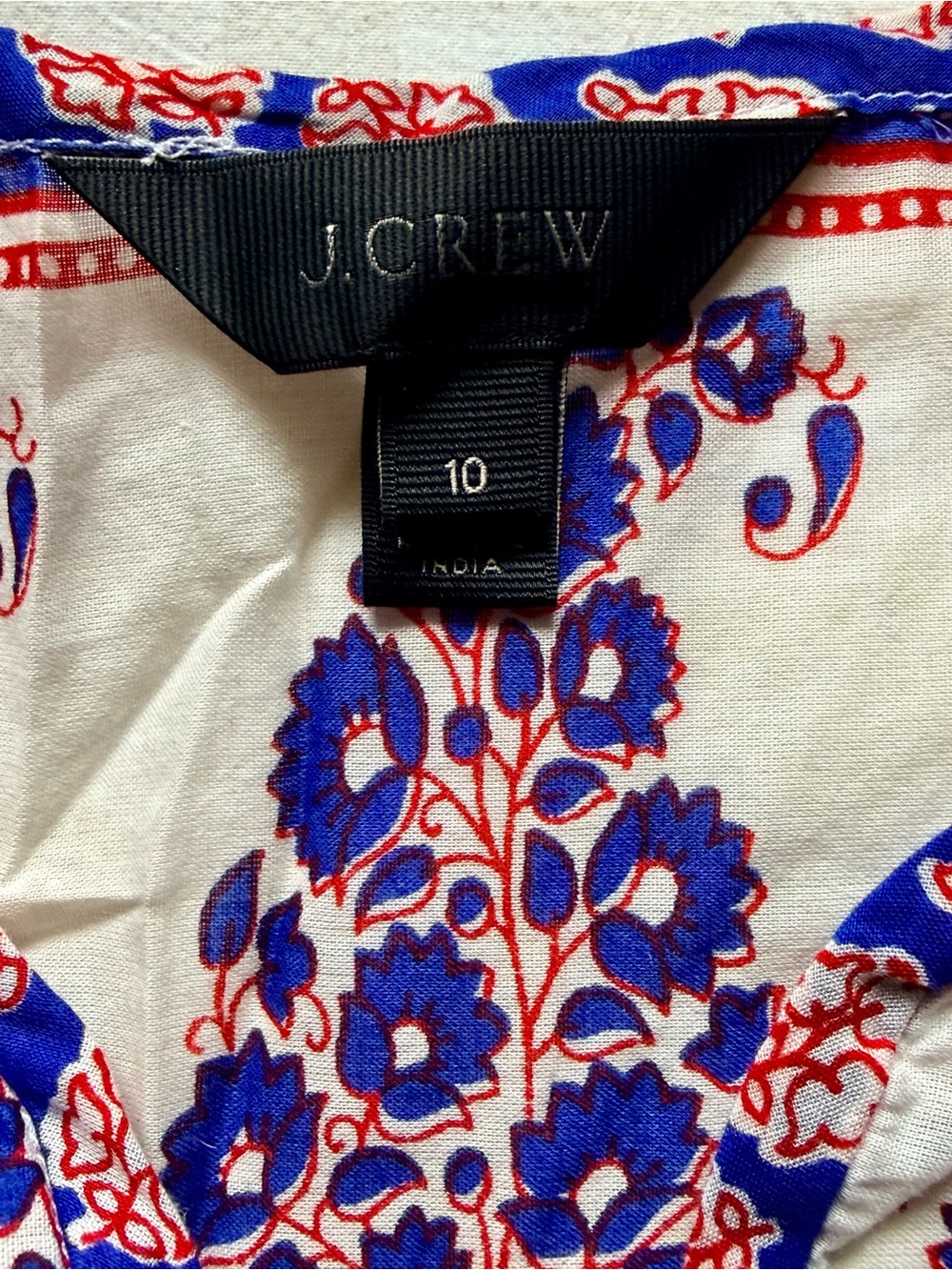 JCrew Blue Long-Sleeve Women's blouse - Picture 3 of 5